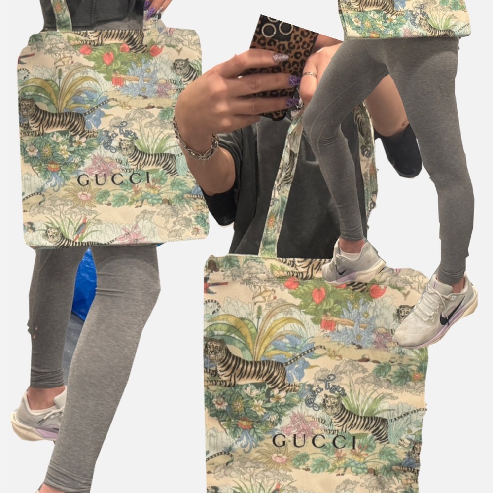 Gucci Jungle Print Tote Bag GWP - Picture 4 of 4